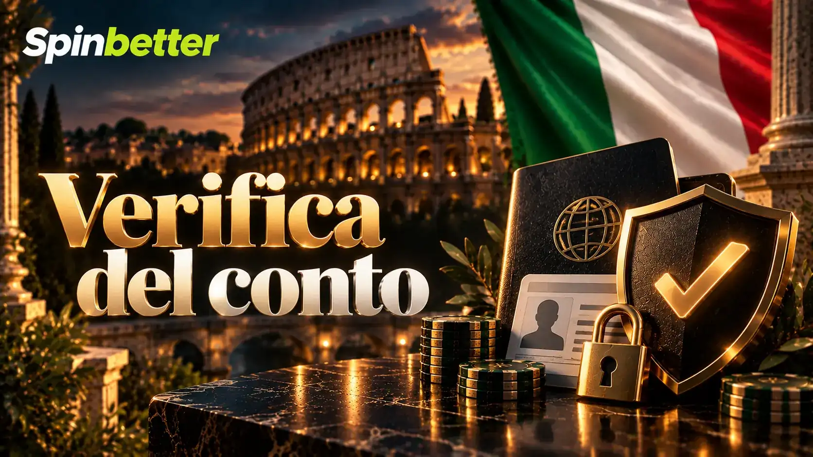 Sezione di verifica del profilo con documento di identità e conferma dei dati